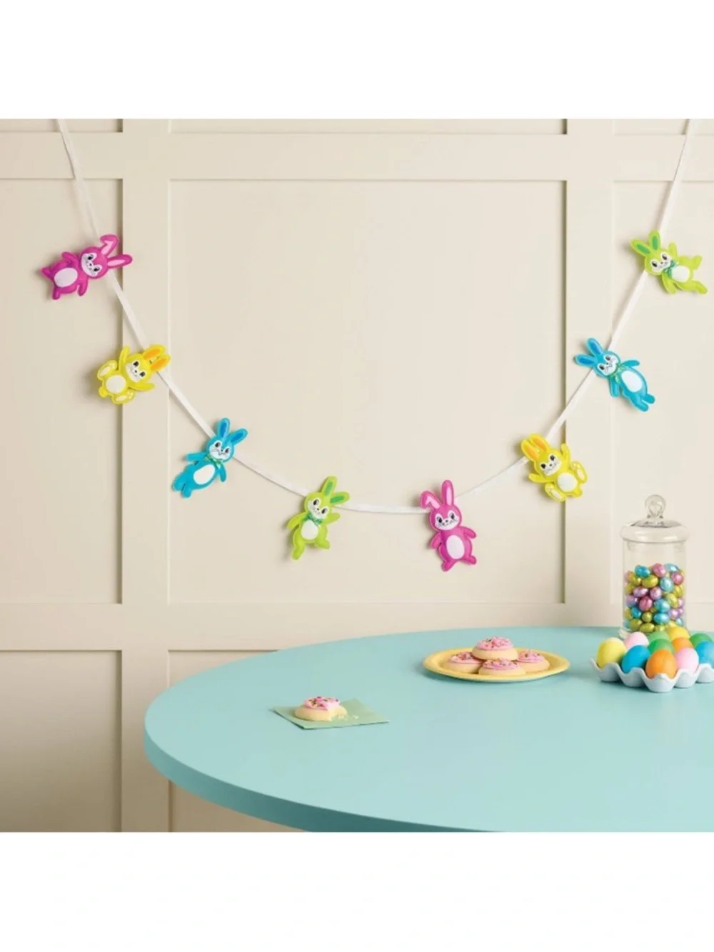 Easter Colored Bunny Tales Felt Garland - Spritz™